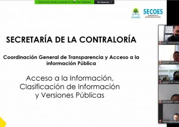 REANUDA LA SECOES CAPACITACIÓN DE SERVIDORES PÚBLICOS EN TEMAS DE TRANSPARENCIA Y ÉTICA