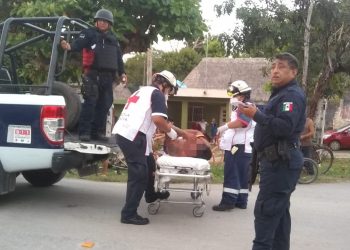 LESIONADO CON ARMA DE FUEGO EN ZONA MAYA
