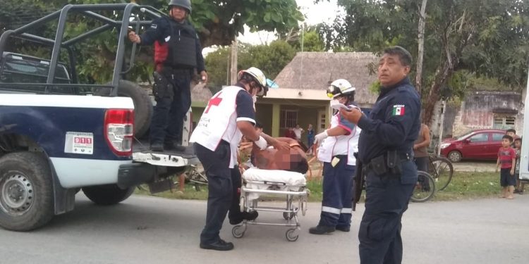 LESIONADO CON ARMA DE FUEGO EN ZONA MAYA