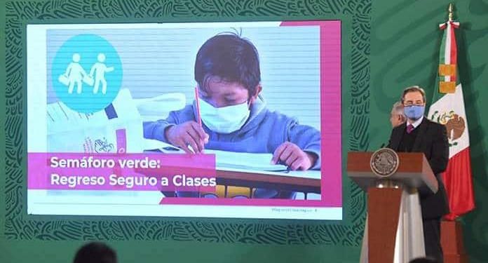 MÉXICO AUTORIZA CLASES PRESENCIALES EN ESTADOS CON BAJO RIESGO DE COVID-19