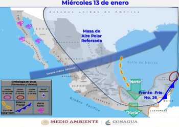 FRENTE FRÍO 26 INFLUENCIARÁ A QUINTANA ROO: ADRIÁN MARTÍNEZ ORTEGA