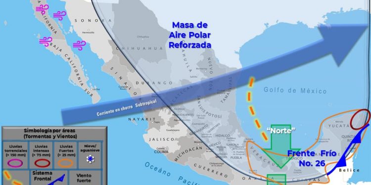 FRENTE FRÍO 26 INFLUENCIARÁ A QUINTANA ROO: ADRIÁN MARTÍNEZ ORTEGA
