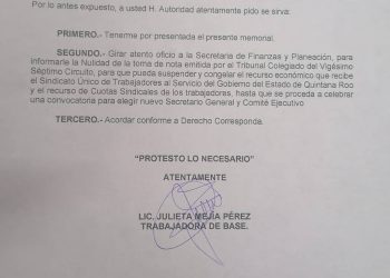 DESCONOCEN AL LÍDER DEL SUTAGE