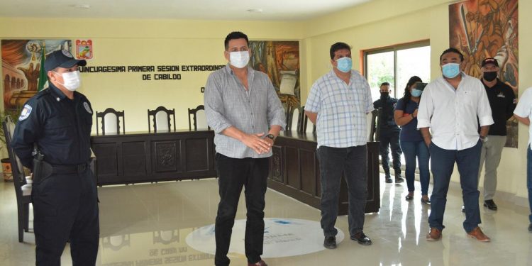 SE PRESENTA EL SECRETARIO GENERAL DALTON GÓMEZ ANTE ELEMENTOS DE LA PM DE FCP