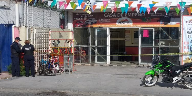 ASALTAN CASA DE EMPEÑO EN CANCÚN