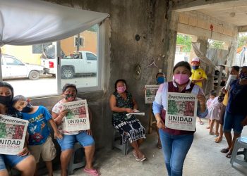 MILITANTES Y SIMPATIZANTES DE MORENA ARROPAN A SUSANA DZIB GONZÁLEZ