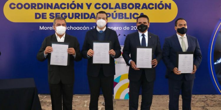 SSPC Y AUTORIDADES DE MICHOACÁN FIRMAN CONVENIO DE COLABORACIÓN