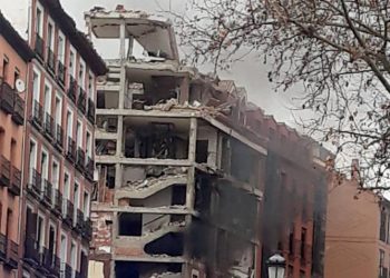 AL MENOS TRES MUERTOS POR UNA EXPLOSIÓN EN UN EDIFICIO EN EL CENTRO DE MADRID