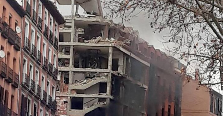 AL MENOS TRES MUERTOS POR UNA EXPLOSIÓN EN UN EDIFICIO EN EL CENTRO DE MADRID