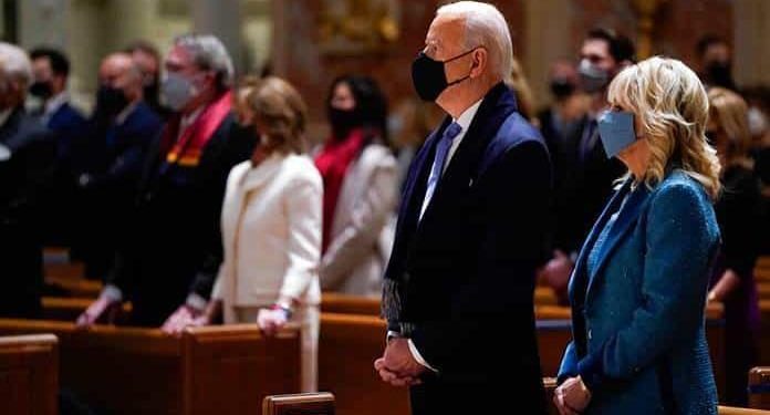 BIDEN COMIENZA LA JORNADA DE SU INVESTIDURA ASISTIENDO A UN TEMPLO CATÓLICO