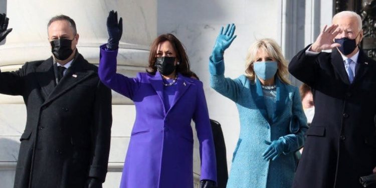 BIDEN Y HARRIS LLEGAN AL CAPITOLIO PARA SU TOMA DE POSESIÓN