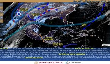 CANAL DE BAJA PRESIÓN OCASIONARÁ LLOVIZNAS EN EL ESTADO: IPCET