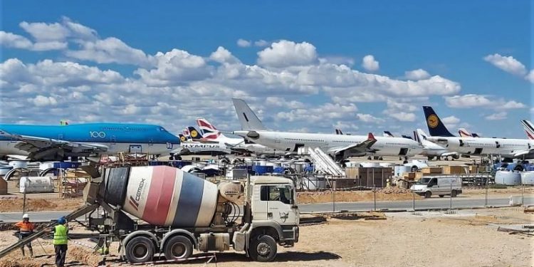 CEMEX SUMINISTRA 30.000 TONELADAS DE CEMENTO PARA AEROPUERTO EN ESPAÑA