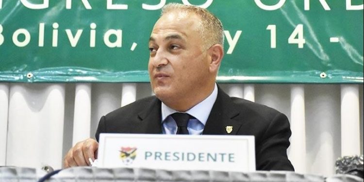 EL PRESIDENTE DE LA FEDERACIÓN BOLIVIANA DE FÚTBOL CONTRAE LA COVID-19