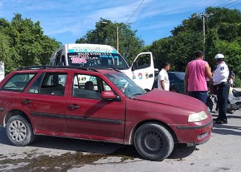 SEIS PERSONAS LESIONADAS EN APARATOSO ACCIDENTE DE TRÁNSITO EN CANCÚN