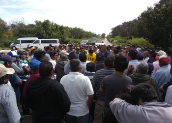 SE RECRUDECE CONFLICTO EN TIHOSUCO, SE SUMA UNA TERCERA COMUNIDAD A LA LUCHA