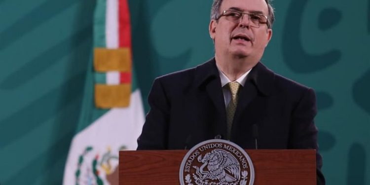 MARCELO EBRARD DIALOGA CON EL NUEVO SECRETARIO DE ESTADO DE EE.UU.