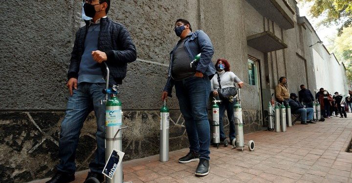 MÉXICO REPORTA 16.468 NUEVOS CONTAGIOS, LA CIFRA MÁS ALTA DURANTE LA PANDEMIA
