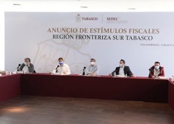 PARA INCENTIVAR INVERSIONES, BALANCÁN Y TENOSIQUE CUENTAN CON NUEVOS ESTÍMULOS FISCALES