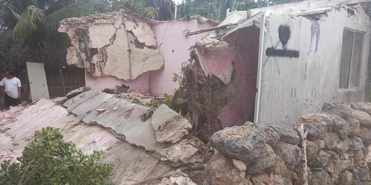 SE DERRUMBA VIVIENDA DEL JERARCA MAYA ABUNDIO YAMÁ