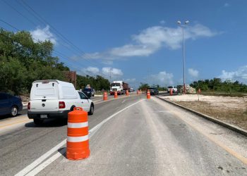 REALIZAN ESTUDIOS DE GEOFÍSICA EN EL AGRIETAMIENTO DEL TRAMO CARRETERO CANCÚN – PLAYA