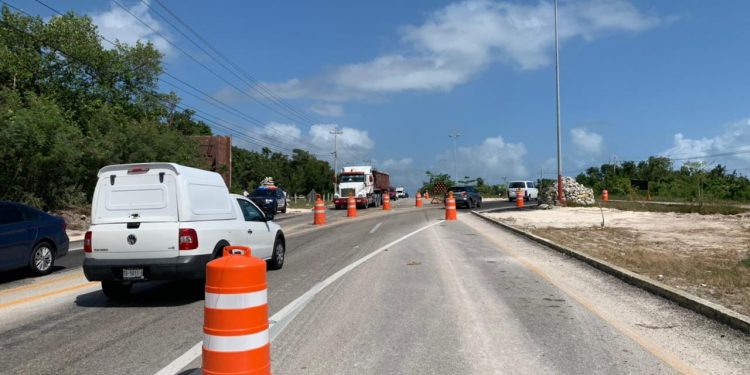 REALIZAN ESTUDIOS DE GEOFÍSICA EN EL AGRIETAMIENTO DEL TRAMO CARRETERO CANCÚN – PLAYA