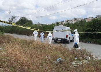 ENCUENTRAN UN CUERPO EMBOLSADO EN VILLAS OTOCH