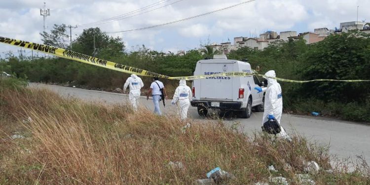 ENCUENTRAN UN CUERPO EMBOLSADO EN VILLAS OTOCH