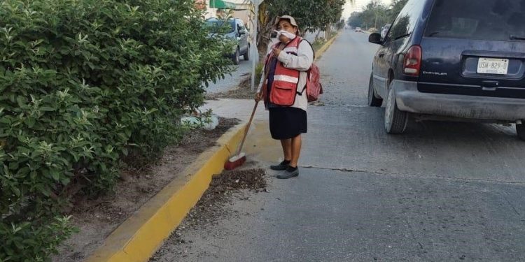 MANTIENE GOBIERNO DE ISLA MUJERES, TRABAJOS PERMANENTES DE SERVICIOS PÚBLICOS EN RANCHO VIEJO