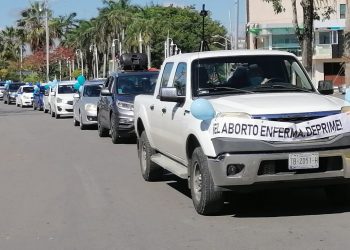 REALIZAN CARAVANA “UN CLAXON POR LA VIDA” EN CONTRA DEL ABORTO