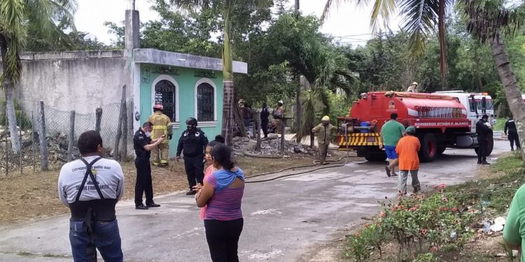 EXPLOSIÓN DEJA 2 PERSONAS LESIONADAS EN CHETUMAL