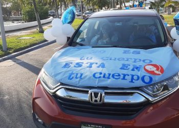 GRUPOS PRO-VIDA  REALIZAN CARAVANA DE VEHÍCULOS EN CONTRA DE LA DESPENALIZACIÓN DEL ABORTO