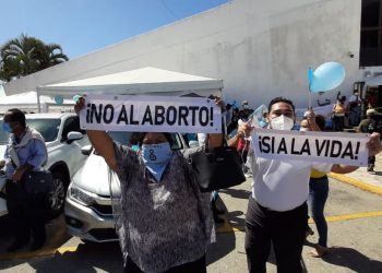 MIDEN FUERZAS GRUPOS PRO VIDA Y GRUPOS FEMINISTAS EN EL CONGRESO DEL ESTADO