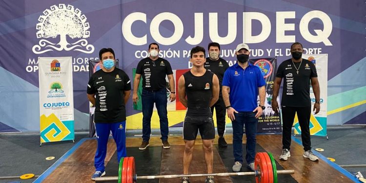 ATLETA DE ORO, HERSELEID CARRAZCO IMPARABLE EN LA COPA PANAMERICANA DE LEVANTAMIENTO DE PESAS COLOMBIA 2021