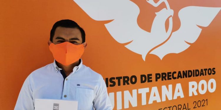 SE REGISTRA JESÚS CHAN, COMO PRECANDIDATO A LA ALCALDÍA DE FELIPE CARRILLO PUERTO POR MOVIMIENTO CIUDADANO