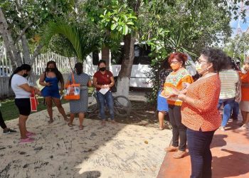 CONMEMORAN INSTANCIA MUNICIPAL DE LA MUJER EL “DÍA NARANJA” EN ISLA MUJERES