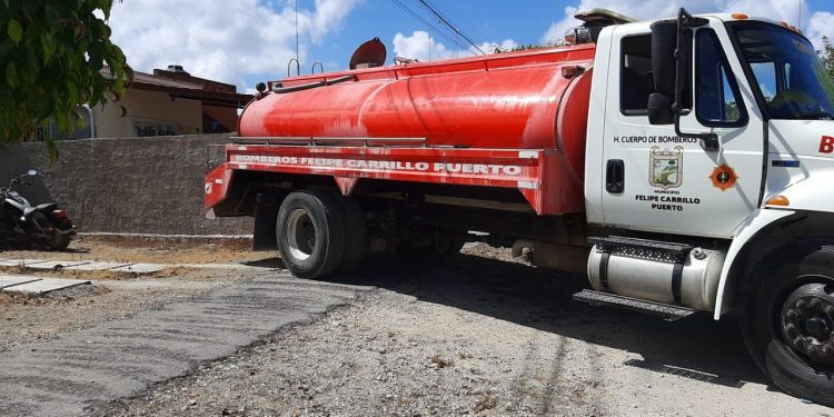 VUELVE A FLUIR EL AGUA EN FELIPE CARRILLO PUERTO