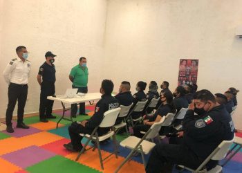 RECIBEN POLICÍAS DE ISLA MUJERES “CURSO DE ADIESTRAMIENTO PARA PERSONAL ACTIVO”
