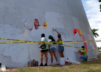 MURALES DE FEMINISTAS AMANECEN MANCHADOS