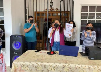 SE REGISTRA MARY HERNÁNDEZ COMO ASPIRANTE A LA CANDIDATURA A LA ALCALDÍA DE FCP POR MORENA