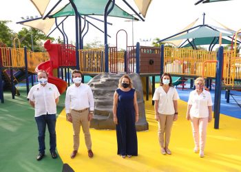 INAUGURA GABY REJÓN DE JOAQUÍN TRABAJOS DE REHABILITACIÓN DEL PARQUE INTEGRAL “LAS GOLONDRINAS” EN COZUMEL