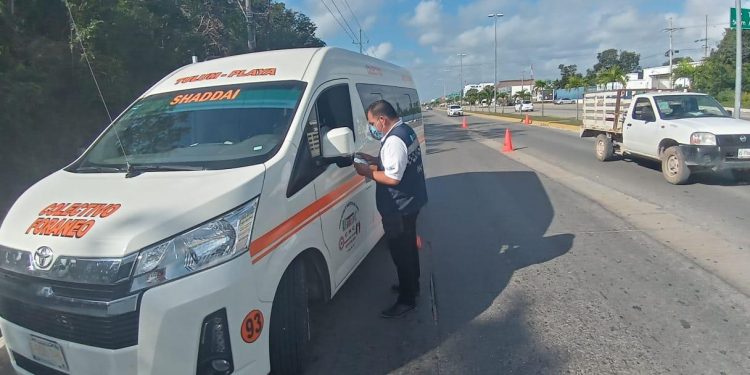 EL IMOVEQROO INTENSIFICA FILTROS DE SUPERVISIÓN AL TRANSPORTE PÚBLICO