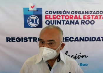 «NO SOY CANDIDATO DEL GOBERNADOR»: JUAN ORTIZ, EN SU REGISTRO COMO PRECANDIDATO POR EL PAN EN CHETUMAL