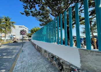 AVANCE DE 95 POR CIENTO DEL ANDADOR Y BARDA PERIMETRAL DEL RECINTO PORTUARIO DE ISLA MUJERES