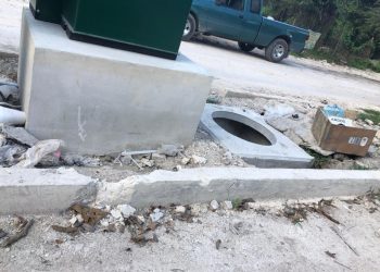 DENUNCIAN MALA CALIDAD EN DRENAJE EN COSTERA DE BACALAR