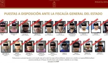 SALDO POSITIVO EN OPERATIVOS; 19 DETENIDOS Y 12 VEHÍCULOS RECUPERADOS EN CENTRO: SSPC
