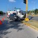 APARATOSO ACCIDENTE DEJA UNA PERSONA LESIONADA EN CANCÚN