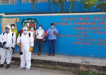 ARRANCA SETAB PROGRAMA DE SANITIZACIÓN DE ESCUELAS