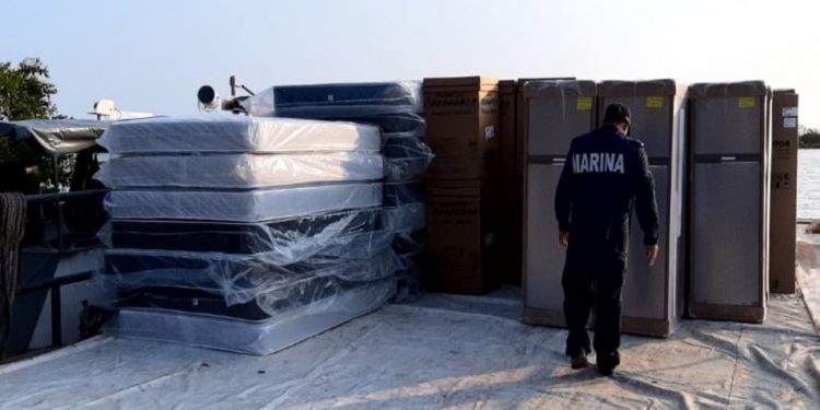 ENTREGA SEDENA DIARIAMENTE HASTA MIL 250 PAQUETES DE ENSERES DOMÉSTICOS