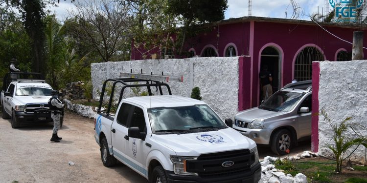 TRES DETENIDOS Y EL ASEGURAMIENTO DE DROGAS FUE EL RESULTADO DE UN CATEO A UNA “NARCOTIENDITA” EN FELIPE CARRILLO PUERTO